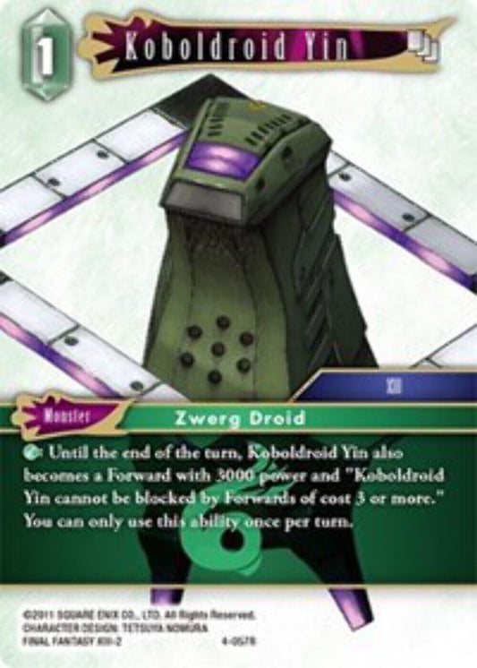 Koboldroid Yin - 4-057R OPUS 4 Final Fantasy TCG