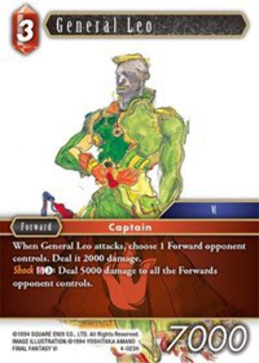 General Leo - 4-023H - Foil OPUS 4 Final Fantasy TCG