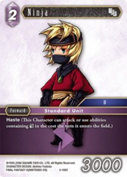 Ninja - 4-108C OPUS 4 Final Fantasy TCG