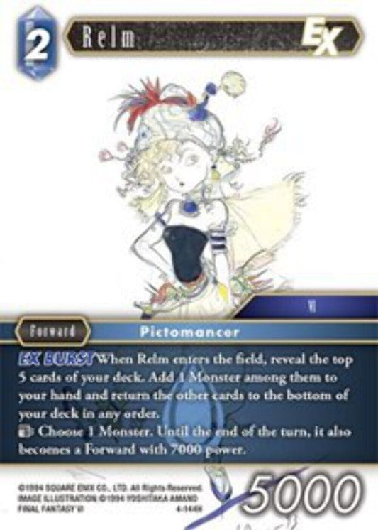 Relm EX - 4-144H OPUS 4 Final Fantasy TCG