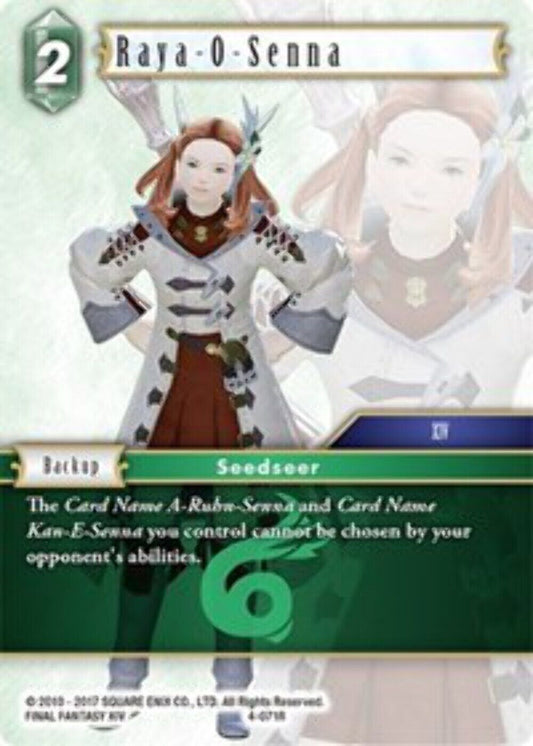 Raya-O-Senna - 4-071R OPUS 4 Final Fantasy TCG