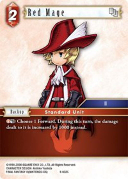 Red Mage - 4-002C OPUS 4 Final Fantasy TCG