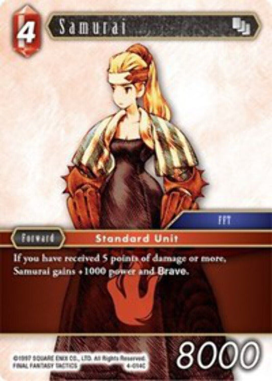 Samurai - 4-014C OPUS 4 Final Fantasy TCG