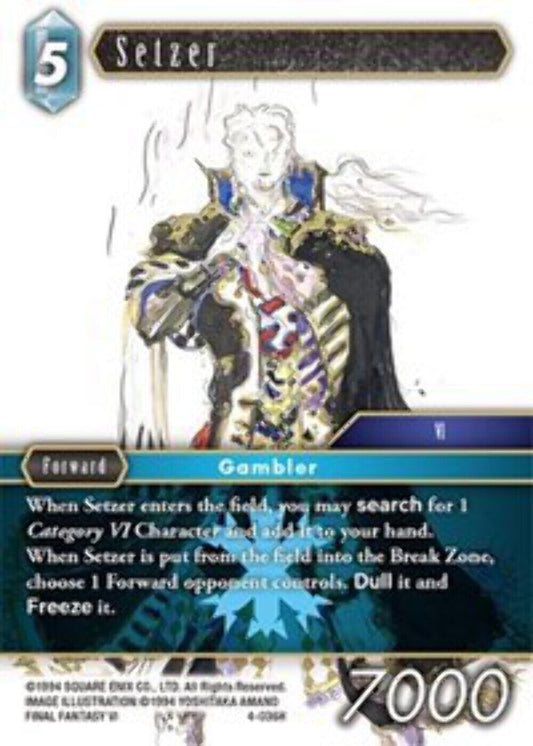Setzer - 4-036H OPUS 4 Final Fantasy TCG