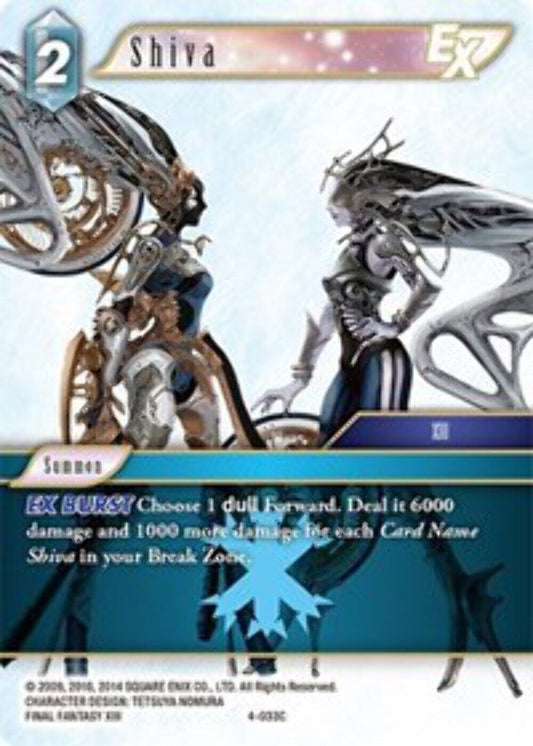 Shiva EX - 4-033C OPUS 4 Final Fantasy TCG