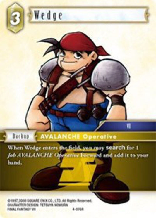 Wedge - 4-076R OPUS 4 Final Fantasy TCG