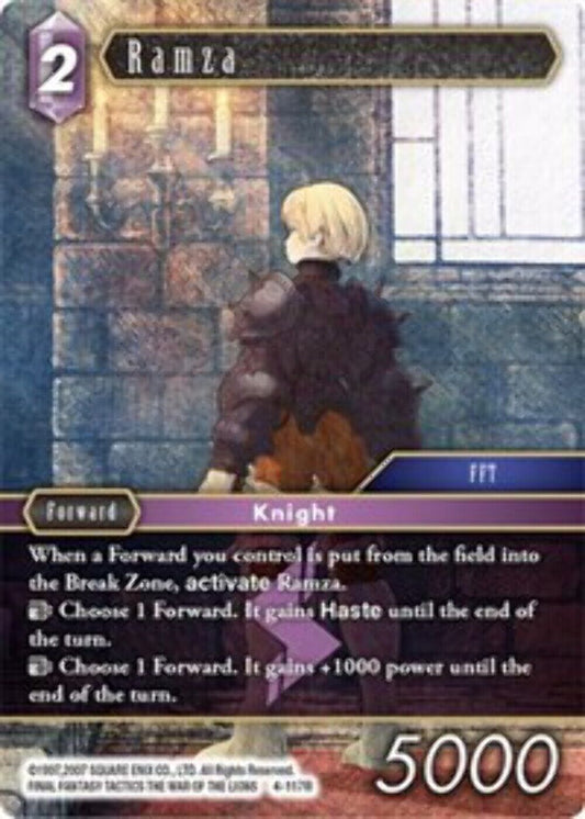 Ramza - 4-117R OPUS 4 Final Fantasy TCG