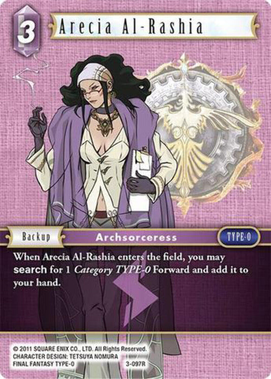 Arecia Al-Rashia (Alt Art) - 3-097R OPUS 3 Final Fantasy TCG