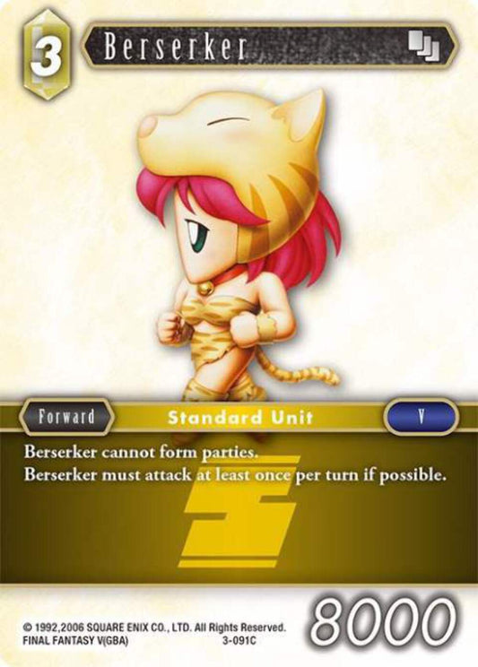 Berserker - 3-091C OPUS 3 Final Fantasy TCG