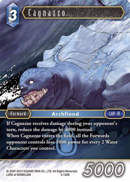Cagnazzo - 3-130R OPUS 3 Final Fantasy TCG