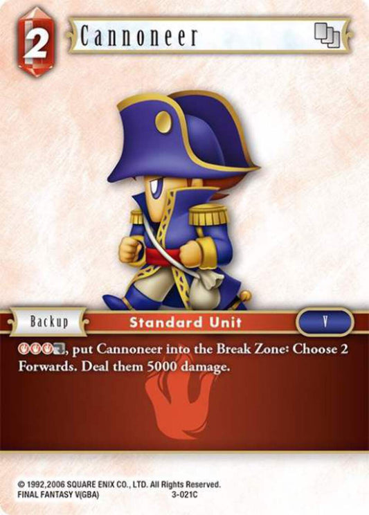 Cannoneer - 3-021C OPUS 3 Final Fantasy TCG