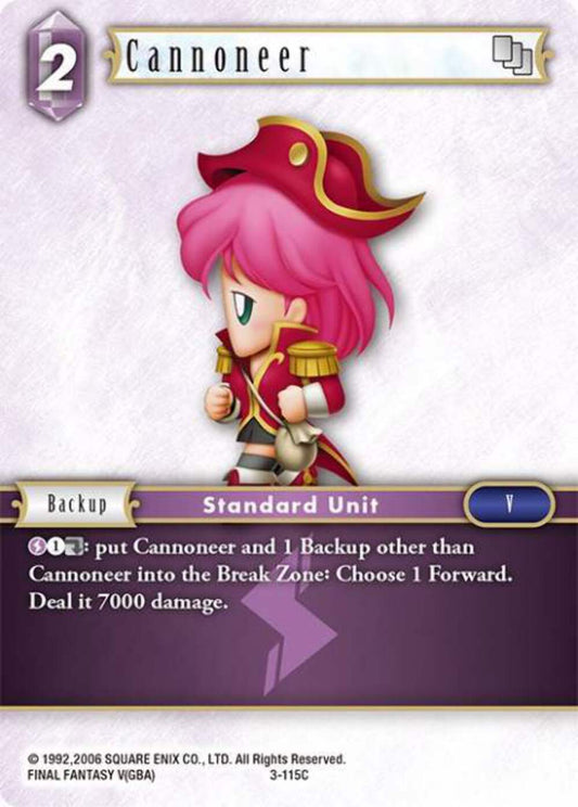 Cannoneer - 3-115C OPUS 3 Final Fantasy TCG