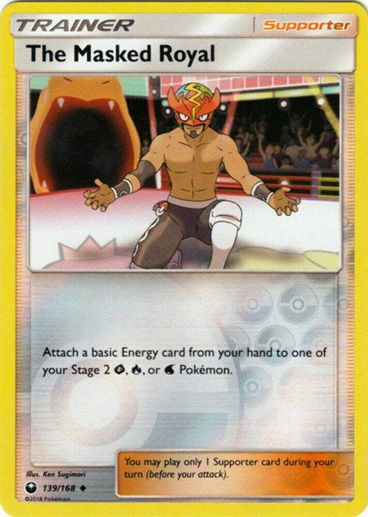 The Masked Royal - 139/168 - Uncommon - Reverse Holo - Pokemon Celestial Storm
