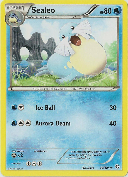 Sealeo - 30/124 - Uncommon - Pokemon Dragons Exalted