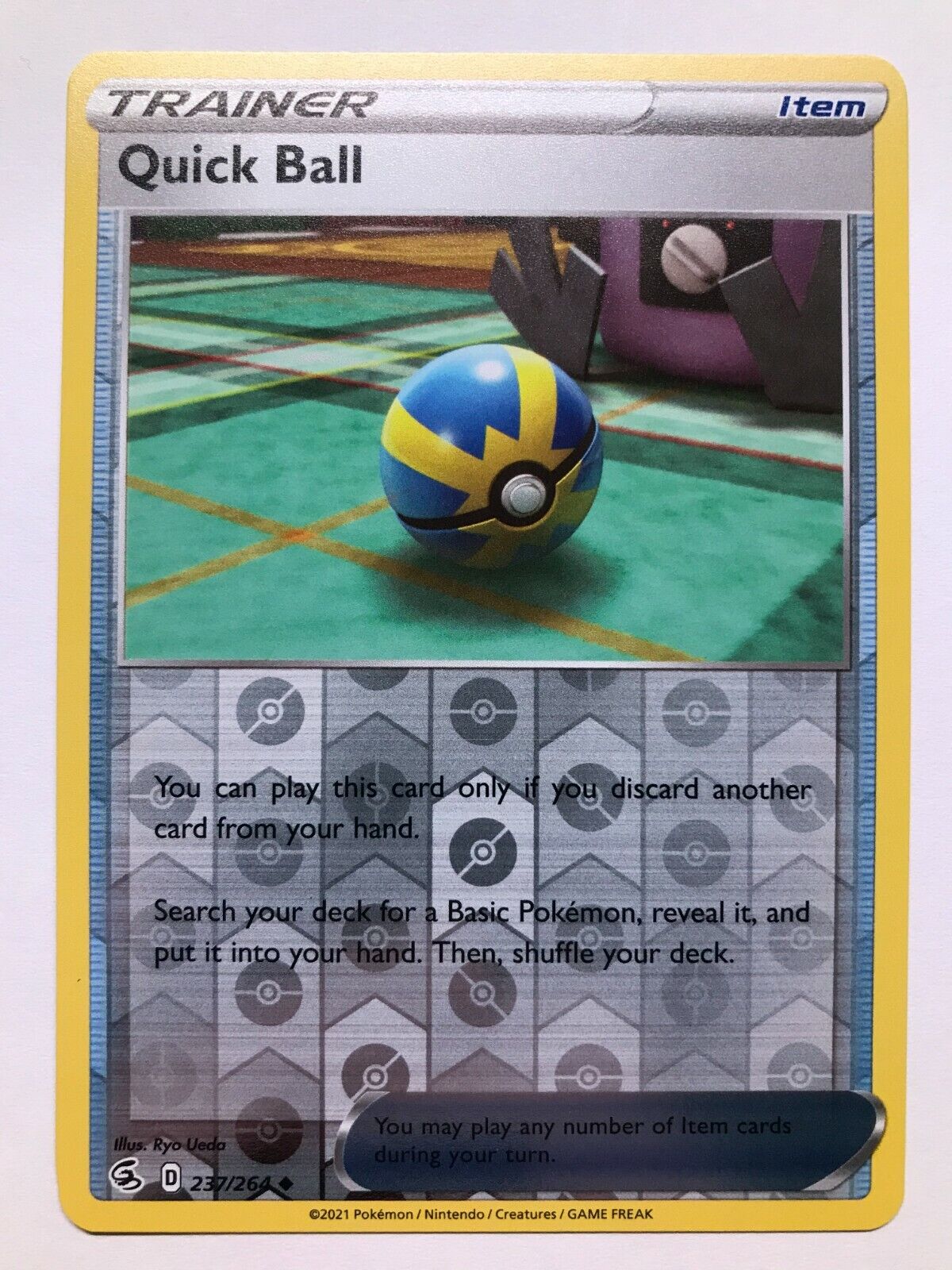 Quick Ball 237/264 - Uncommon Reverse Holo - Sword & Shield: Fusion Strike