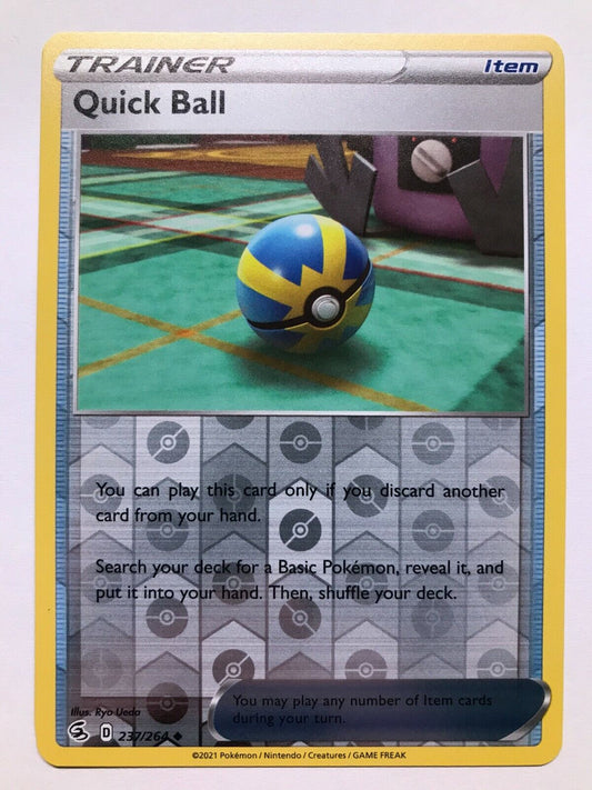 Quick Ball 237/264 - Uncommon Reverse Holo - Sword & Shield: Fusion Strike