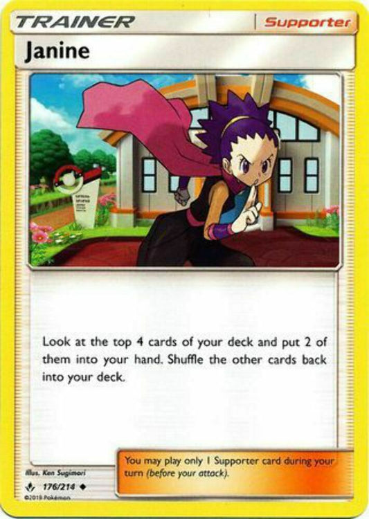 Janine - 176/214 - Uncommon - Pokemon Unbroken Bonds