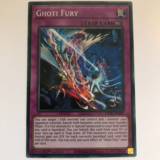 Ghoti Fury - DABL-EN091 - Super Rare - 1st Edition - YuGiOh