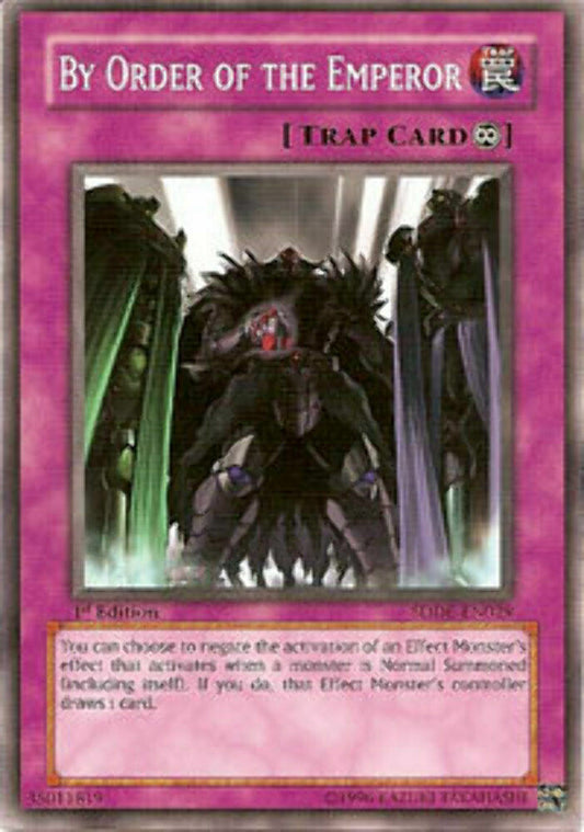 By Order of the Emperor - SDDE-EN029 - Common - 1st Edition - YuGiOh