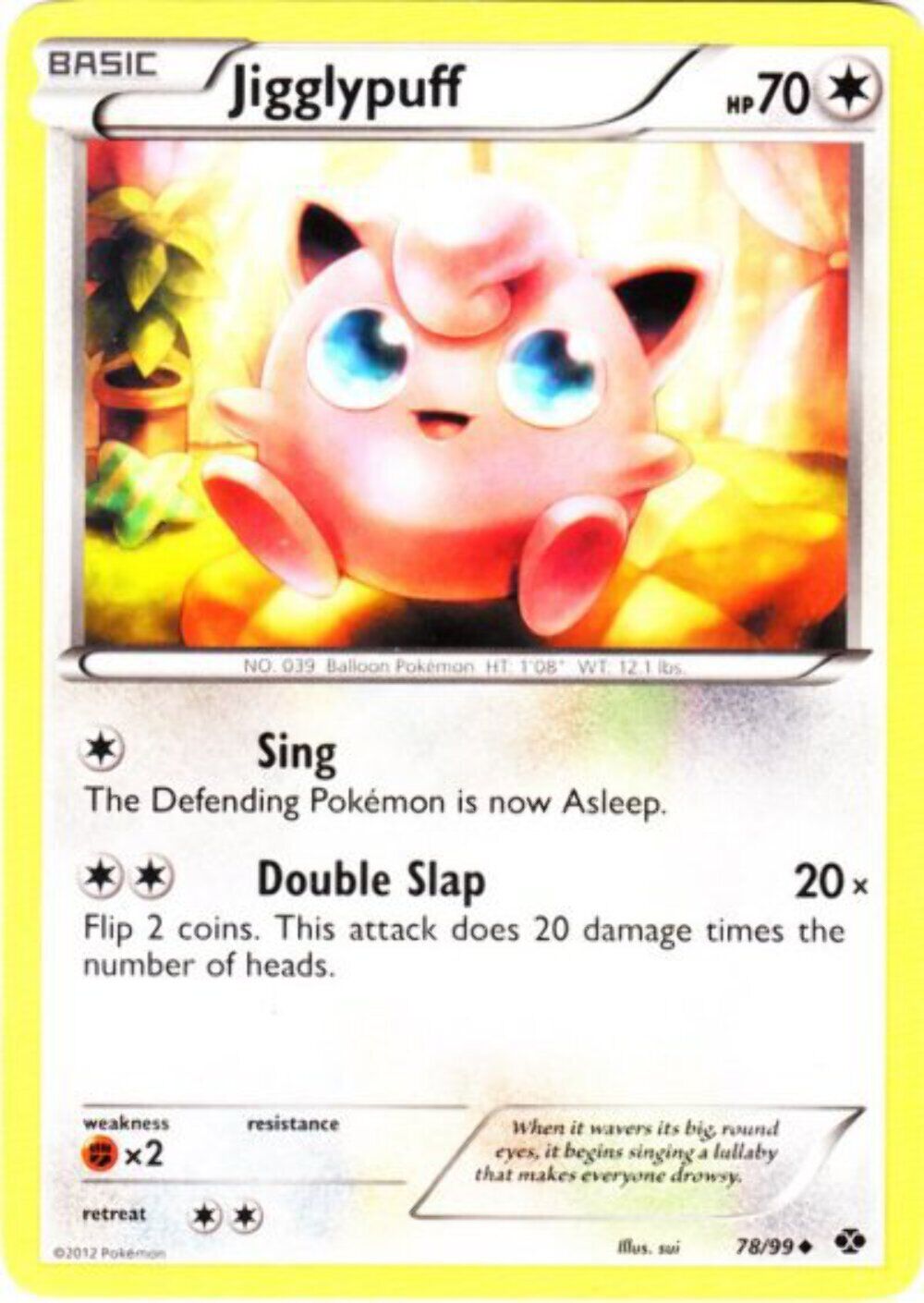 Jigglypuff - 78/99 - Uncommon - Reverse Holo - Pokemon Next Destinies