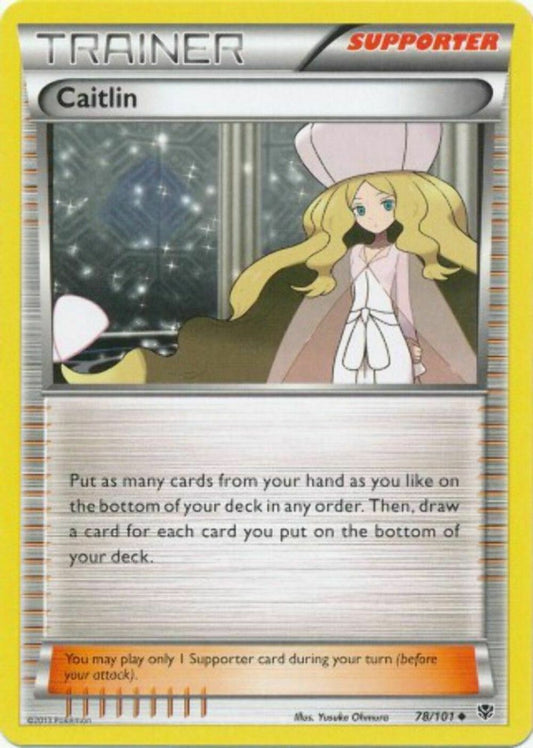 Caitlin - 78/101 - Uncommon - Reverse Holo - Pokemon Plasma Blast