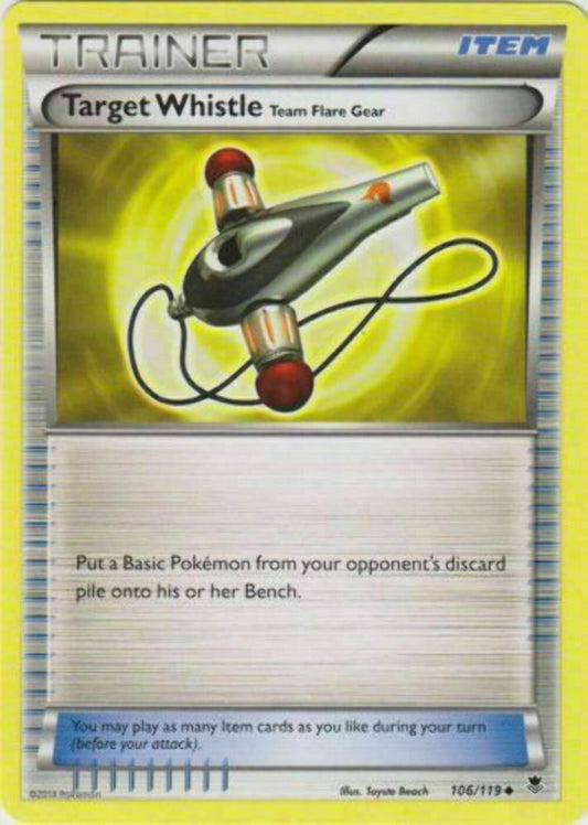 Target Whistle - 106/119 - Uncommon - Pokemon Phantom Forces