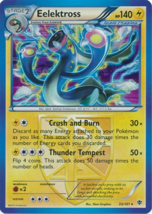 Eelektross - 33/101 - Holo Rare - Plasma Blast