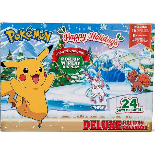 Pokémon Deluxe Holiday Advent Calendar 2022 With 16 Figures