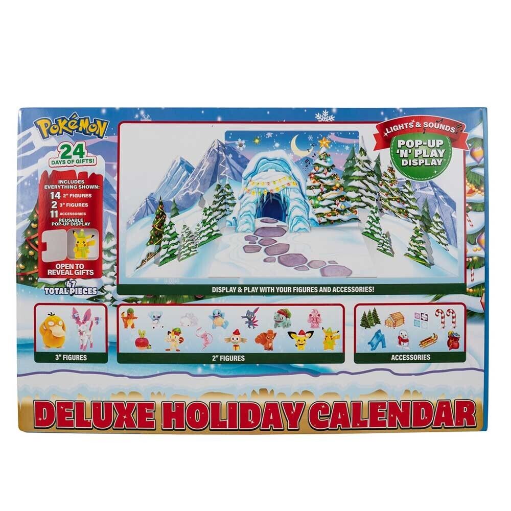 Pokémon Deluxe Holiday Advent Calendar 2022 With 16 Figures