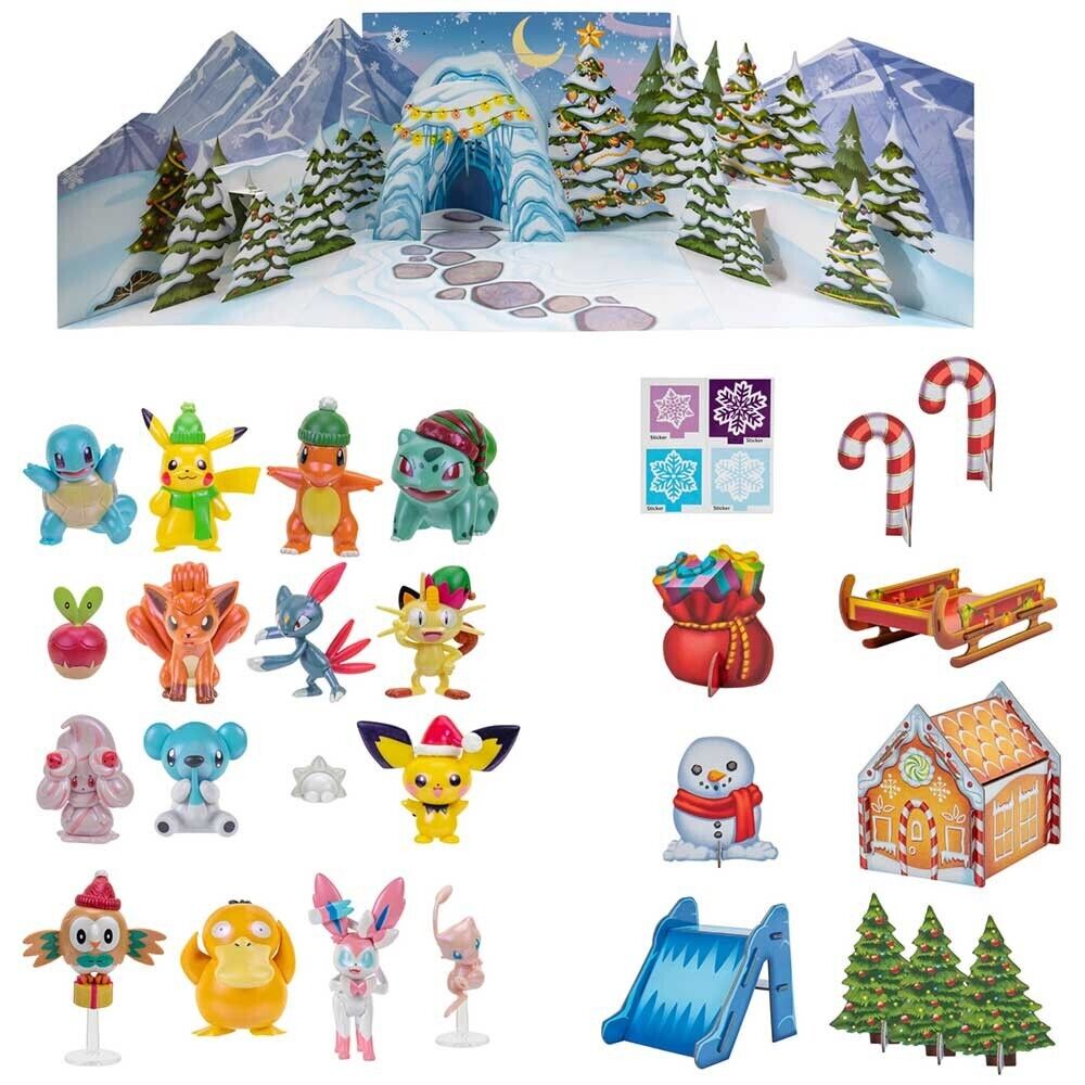 Pokémon Deluxe Holiday Advent Calendar 2022 With 16 Figures