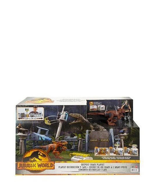Jurassic World Dominion Outpost Chaos Dinosaur Action Figure Playset