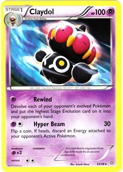 Claydol - 33/98 - Rare Ancient Origins