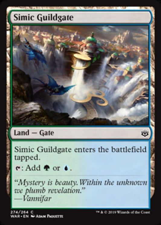 Simic Guildgate - Planeswalker Deck Exclusive - War of the Spark - MTG