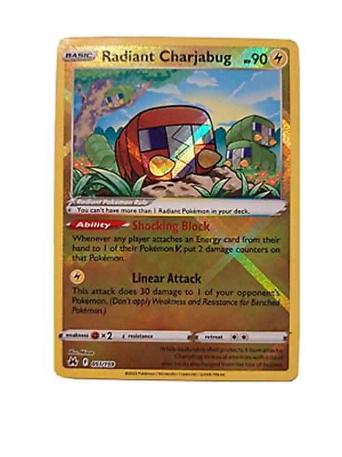 Radiant Charjabug - 051/159 - Rare - Pokémon Crown Zenith