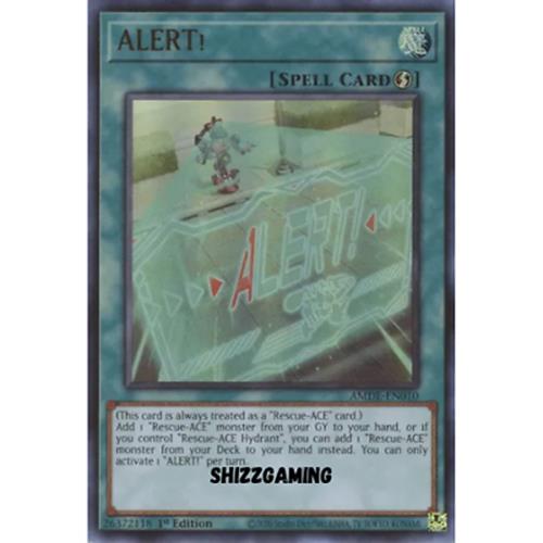 ALERT! - AMDE-EN010 - Ultra Rare - 1st Edition - YuGiOh