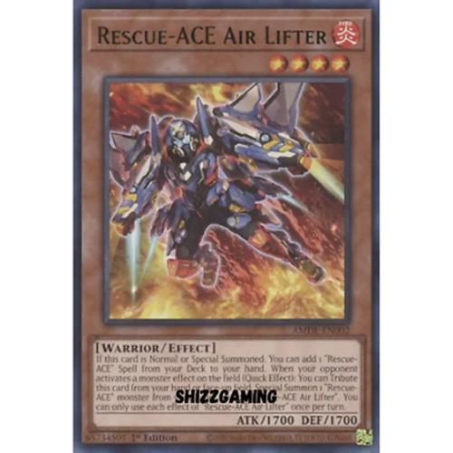 Rescue-ACE Air Lifter - AMDE-EN002 - Rare - 1st Edition - YuGiOh