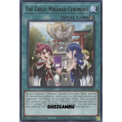 The Great Mikanko Ceremony - AMDE-EN029 - Rare - 1st Edition - YuGiOh