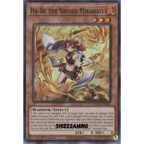 Ha-Re the Sword Mikanko - AMDE-EN025 - Super Rare - 1st Edition - YuGiOh