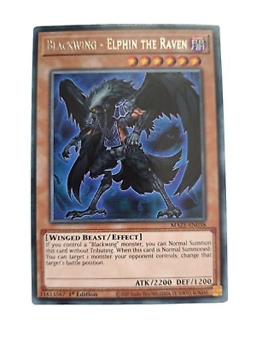 Blackwing - Elphin The Raven - MAZE-EN038 - Rare - 1st Edition - YuGiOh