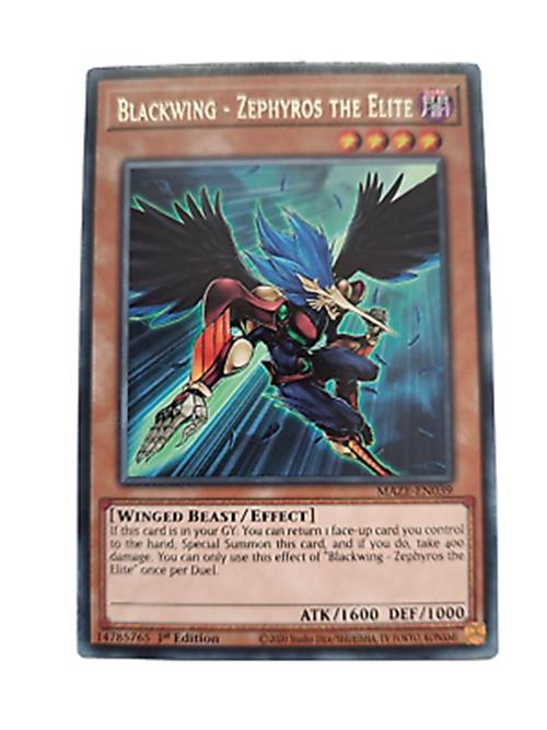 Blackwing - Zephyros The Elite - MAZE-EN039 - Rare - 1st Edition - YuGiOh