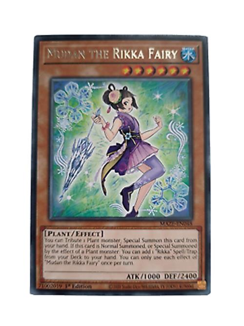Mudan The Rikka Fairy - MAZE-EN048 - Rare - 1st Edition - YuGiOh
