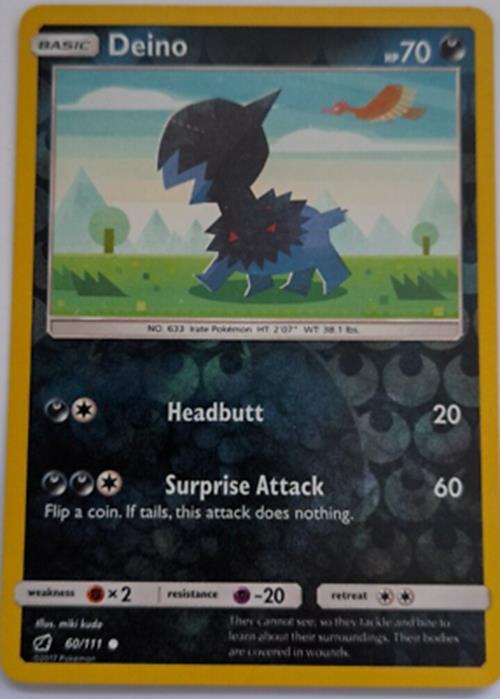 Deino 60/111 - Common - Reverse Holo - S&M Crimson Invasion