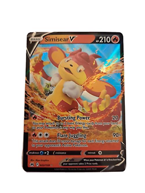 Simisear V - 022/159 - Ultra Rare - Pokémon Crown Zenith