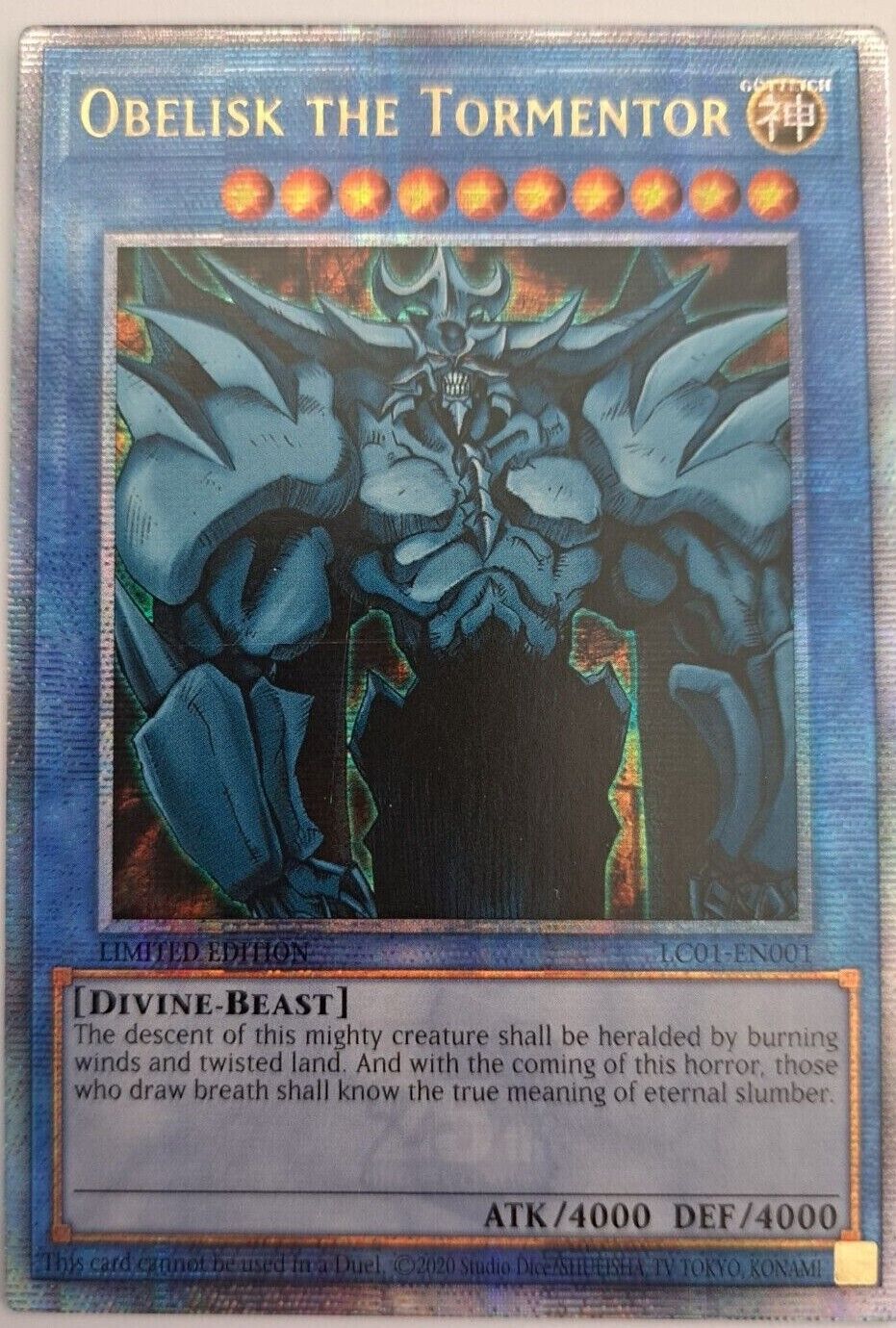 Yu-Gi-Oh! 25th Quarter Century Rare's & Limited Editions LC01-EN001 -LC01-EN006