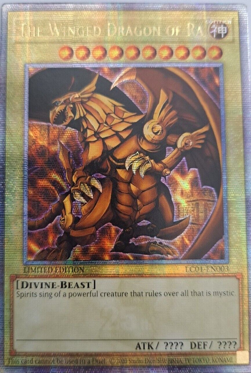 Yu-Gi-Oh! 25th Quarter Century Rare's & Limited Editions LC01-EN001 -LC01-EN006