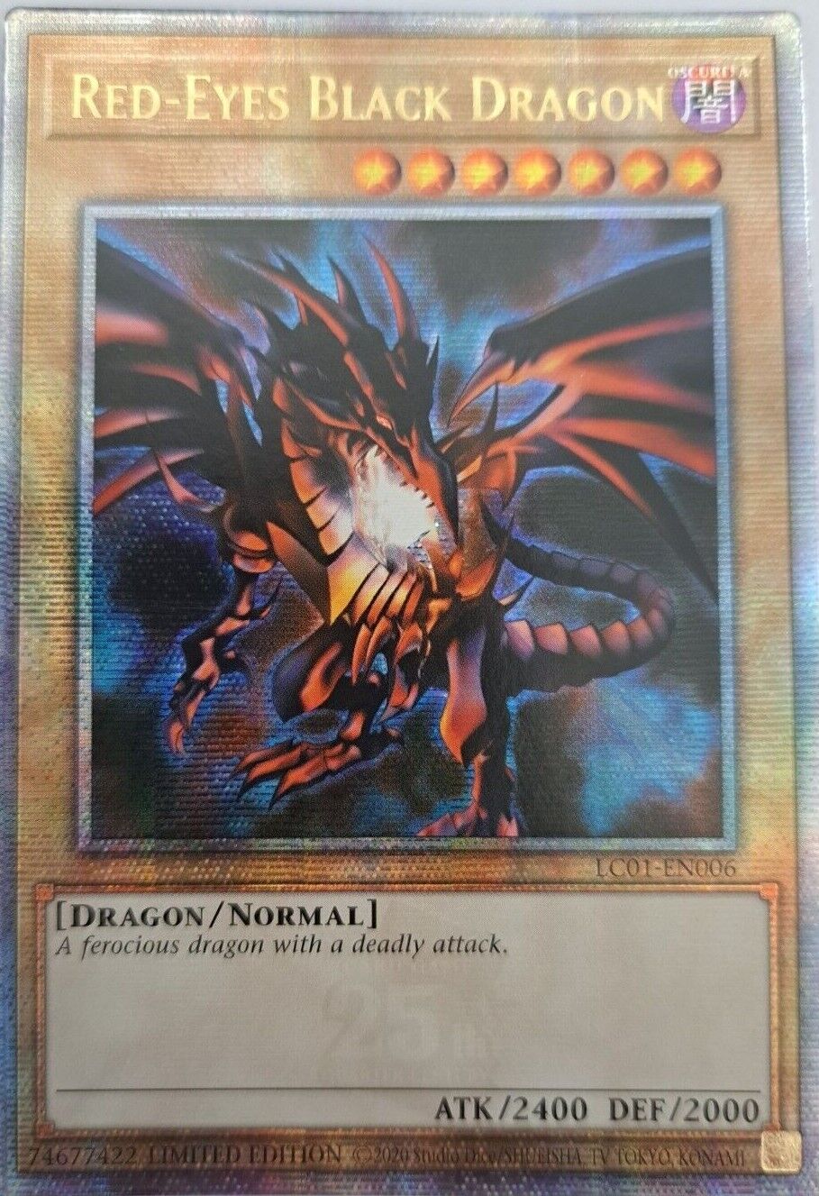 Yu-Gi-Oh! 25th Quarter Century Rare's & Limited Editions LC01-EN001 -LC01-EN006
