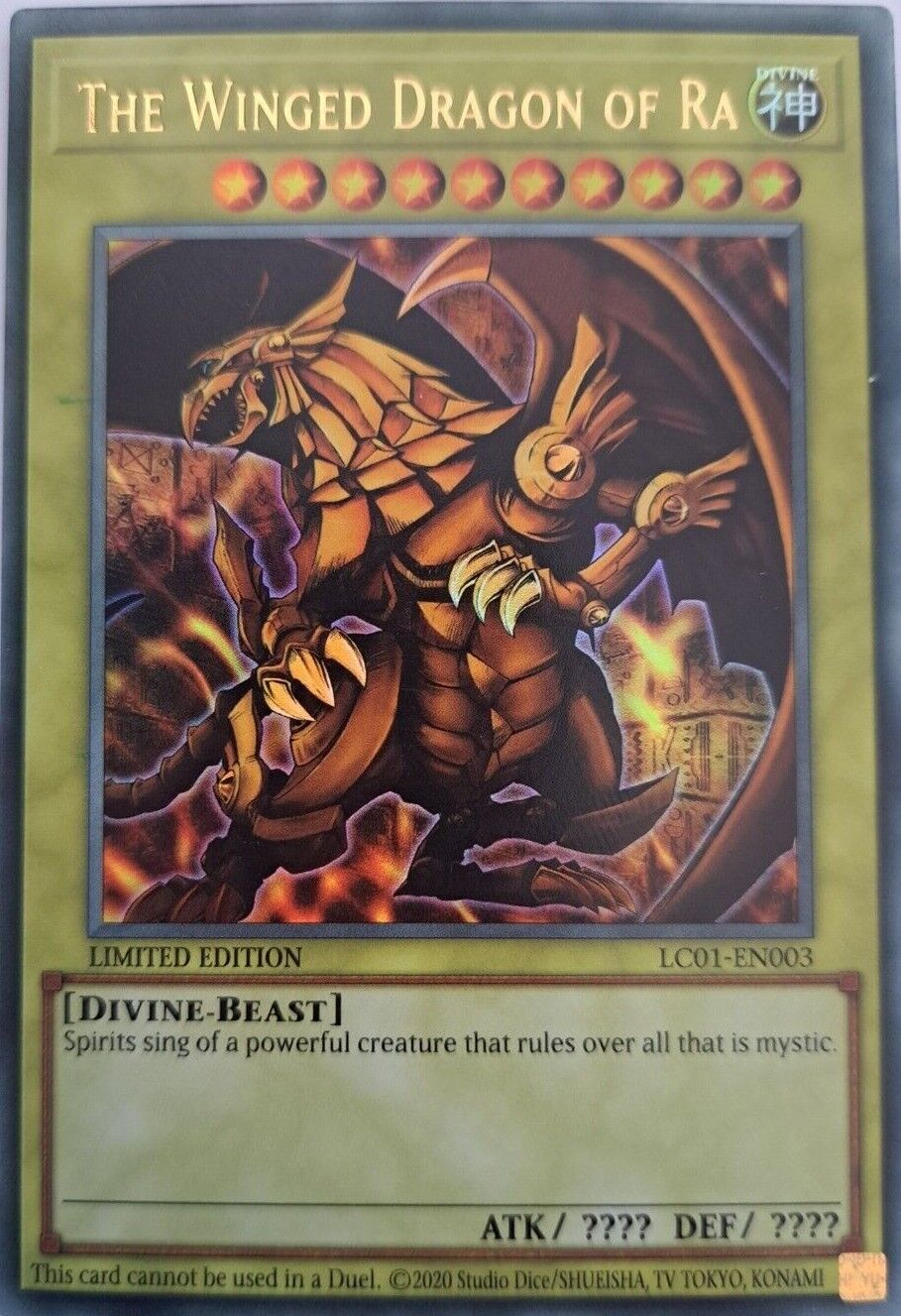 Yu-Gi-Oh! 25th Quarter Century Rare's & Limited Editions LC01-EN001 -LC01-EN006