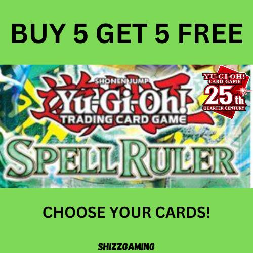 YuGiOh Spell Ruler SRL 25th Anniversary Reprint Choose Your Cards!