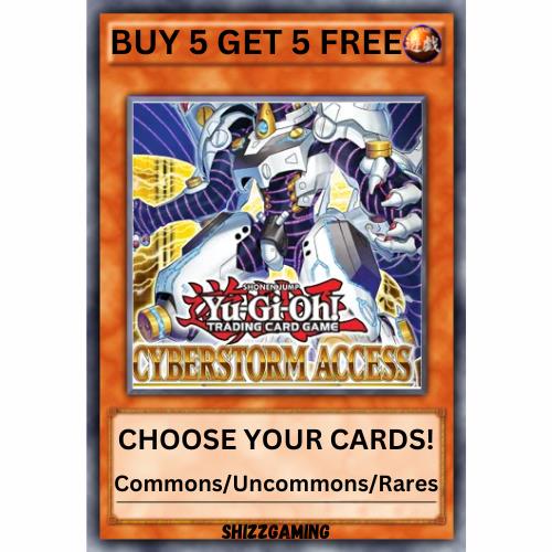 YuGiOh Cyberstorm Access - CYAC-EN - Choose Your Cards!