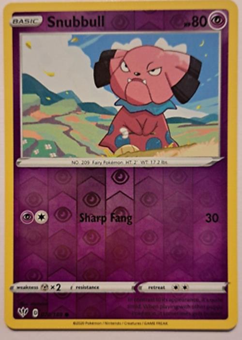 Snubbull 070/189 - Common - Reverse Holo - Pokemon Darkness Ablaze